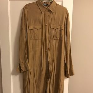 NWOT 2x Lauren Ralph Lauren shirtdress w/tiebelt